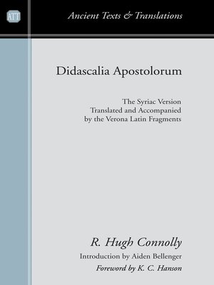 cover image of Didascalia Apostolorum